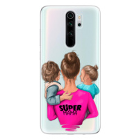 Odolné silikónové puzdro iSaprio - Super Mama - Boy and Girl - Xiaomi Redmi Note 8 Pro