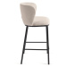 Krémové barové stoličky v súprave 2 ks 92 cm Ciselia – Kave Home