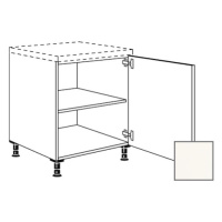 Kuchynská skrinka spodní Naturel Erika24 s dvierkami 30x87x56 cm bílá lesk 450.UD30.R