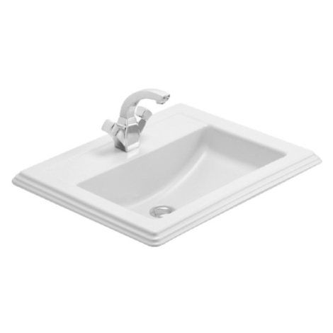 Zápustné umývadlo Villeroy & Boch Hommage 63x52,5 cm otvor pre batériu uprostred 710263R1