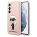 Kryt Karl Lagerfeld Samsung Galaxy S23+ hardcase pink Silicone Ikonik (KLHCS23MSNIKBCP)