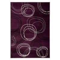 Alfa Carpets Kusový koberec Kruhy lila