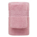 Bavlnený uterák Rete 50x90 cm ružový