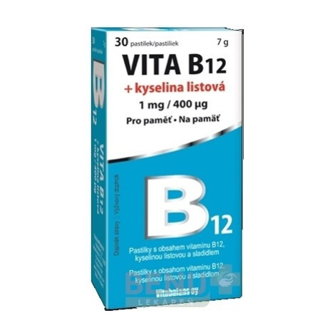 VITABALANS Vita B12 + kyselina listová 30 kapsúl