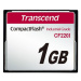 Transcend 1GB INDUSTRIAL TEMP CF220 CF CF (SLC) Fixed disk and UDMA5