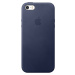 Apple Originál Kožený Kryt pre iPhone SE 2020 Midnight Blue, MXYN2ZM/A