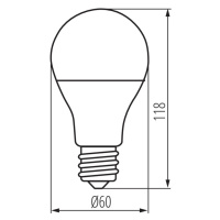 S A60 11,5WE27 RGBCCT Svetelný zdroj LED SMART