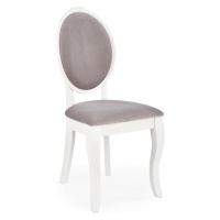 HALMAR Velo jedálenská stolička biela / sivá