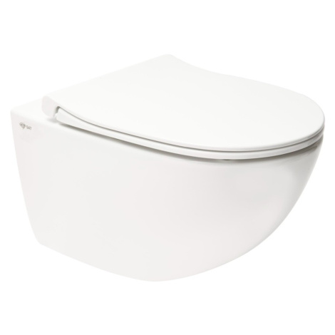 WC závesné SAT Infinitio vrátane dosky softclose, zadný odpad SATINF011RREXP SATINF011RREXP