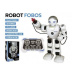 Teddies Robot RC FOBOS plast interaktívny chodiaci 40cm česky hovoriaci na batérie s USB v krabi
