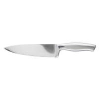 ERNESTO® Nôž z damascénskej ocele (kuchynský nôž s rukoväťou z ušľachtilej ocele)