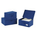 Modrý úložný box Wenko Ocean