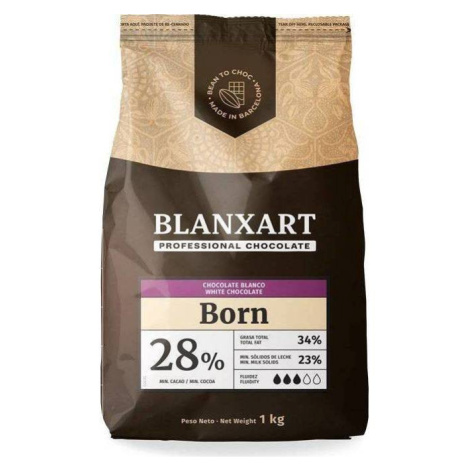 Blanxart Pravá biela čokoláda Born 28% (1 kg) - dortis - dortis