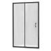 MEXEN - Apia posuvné sprchové dvere 105, transparent, čierna 845-105-000-70-00
