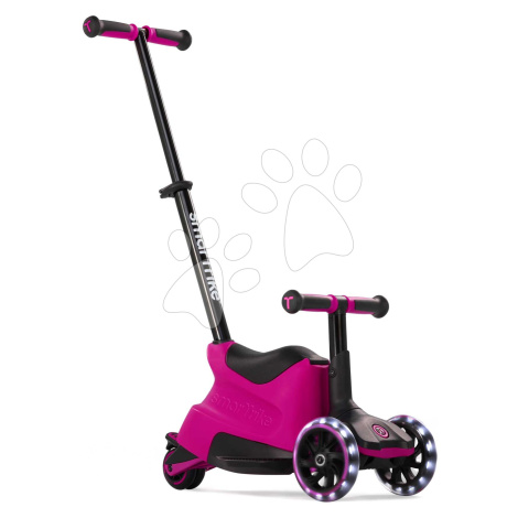 Odrážadlo a kolobežka 2v1 trojkolesová s LED kolesami Xtend Scooter Ride-on Pink smarTrike s vod