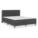 vidaXL Posteľ boxspring tmavošedá látková 180x200 cm