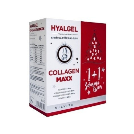 HYALGEL Collagen maxx vianočné balenie 500 + 500 ml