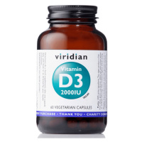 Vitamín D3 2000 IU Viridian 60 kapsúl