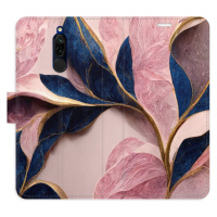 Flipové puzdro iSaprio - Pink Leaves - Xiaomi Redmi 8