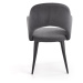 HALMAR K364 jedálenská stolička tmavosivá / čierna