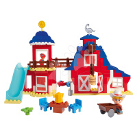 Stavebnica Dino Ranch Clubhouse PlayBig Bloxx BIG domček so šmykľavkou a 2 figúrkami 168 dielov 