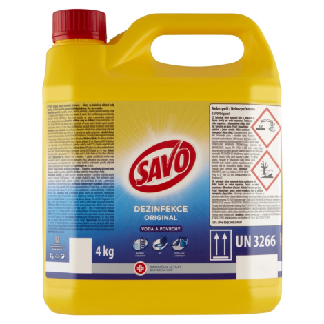 SAVO Original dezinfekcia vody a povrchov 4 kg