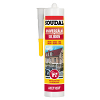 Soudal Univerzálny silikón 280 ml biely