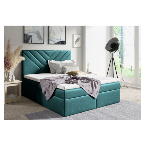 Expedo Čalúnená posteľ boxspring GULIA, 180x200, trinity 28