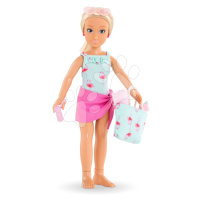 Bábika Valentine Beach Set Corolle Girls s blond vlasmi 28 cm 5 doplnkov od 4 rokov