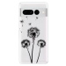 Odolné silikónové puzdro iSaprio - Three Dandelions - black - Google Pixel 7 Pro 5G