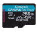 Kingston MicroSDXC karta 256GB Canvas Go! Plus, R: 170/W: 90MB/s, Class 10, UHS-I, U3, V30, A2 +