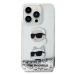 Kryt Karl Lagerfeld KLHCN61LDHKCNS iPhone 11 / Xr 6.1" silver hardcase Liquid Glitter Karl & Cho