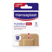 Hansaplast FLEXIBLE XL Elastic náplasť 6cm x 9cm, 5ks