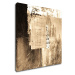 Impresi Obraz Abstrakt béžovo zlatý štvorec - 70 x 70 cm