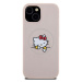 Plastové puzdro Hello Kitty na Apple iPhone 15 HKHMP15SPMHSKP PU Kitty Asleep Logo MagSafe ružov