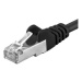 Premiumcord Patch kábel CAT 6a S-FTP RJ45-RJ45 AWG 26/7 7m čierny