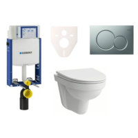 Cenovo zvýhodnený závesný WC set Geberit na zamurovanie + WC Laufen Laufen Pro Nordic SIKOGE2H3