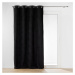 Čierny záves z materiálu buklé 140x240 cm Wooly – douceur d'intérieur