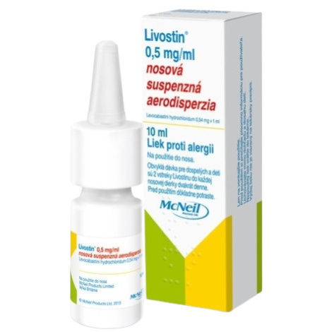 LIVOSTIN 0,5 mg/ml sprej 10 ml