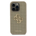 Guess PU Perforated 4G Glitter Metal Logo Apple iPhone 14 Pro Max GUHCP14XPSP4LGD Gold