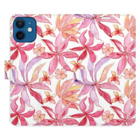 Flipové puzdro iSaprio - Flower Pattern 10 - iPhone 12 mini