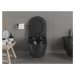 MEXEN/S - Carmen Závesná WC misa vrátane sedátka s slow-slim, z duroplastu, čierna matná 3088108