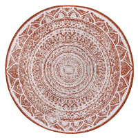Kusový koberec Twin Supreme 105497 Cayenne kruh – na ven i na doma - 140x140 (průměr) kruh cm NO