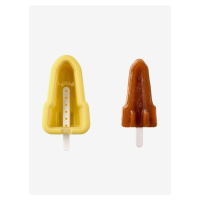 Žlté tvorítko na zmrzlinu v tvare rakety Lékué