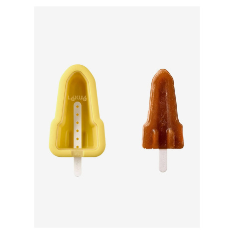 Žlté tvorítko na zmrzlinu v tvare rakety Lékué