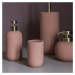Ružová keramická WC kefa Lotus - Mette Ditmer Denmark