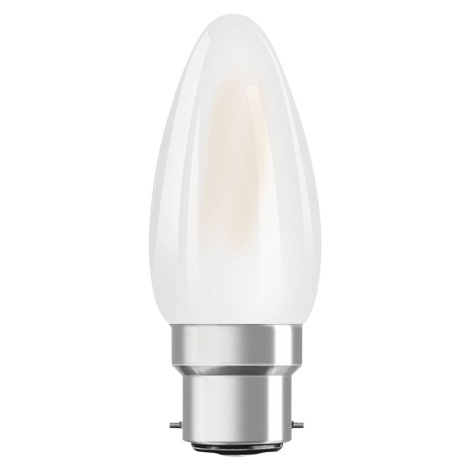 OSRAM LED sviečka B22d Classic 827 4W matná