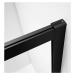 GELCO - SIGMA SIMPLY BLACK štvorcová sprchová zástena 900x900 rohový vstup, Brick sklo GS2490B-0