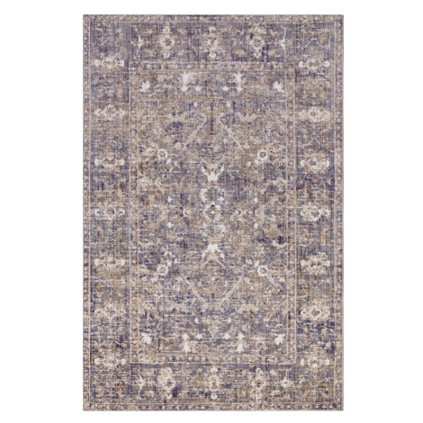 Kusový koberec Cairo 105588 Port Said Cream Blue – na von aj na doma Rozmery kobercov: 120x170