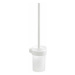 GEDY PI330302 Pirenei WC kefa závesná, biela mat/mliečne sklo